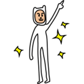 white bear "Shirokuma" sticker #4365166