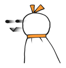 Paper Weather doll sticker #4365347