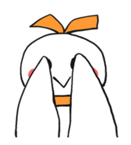 Paper Weather doll sticker #4365363