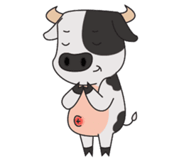 Eddy the cow sticker #4365408
