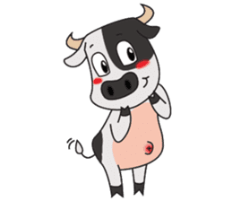 Eddy the cow sticker #4365409