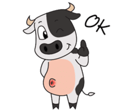 Eddy the cow sticker #4365410