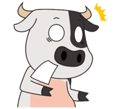 Eddy the cow sticker #4365415
