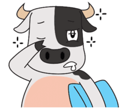 Eddy the cow sticker #4365427