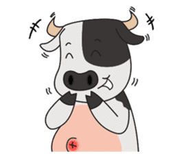 Eddy the cow sticker #4365428