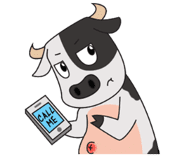 Eddy the cow sticker #4365429