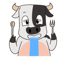 Eddy the cow sticker #4365430