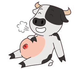 Eddy the cow sticker #4365433