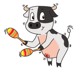 Eddy the cow sticker #4365437