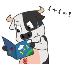 Eddy the cow sticker #4365440