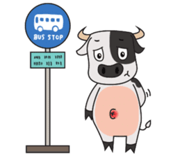 Eddy the cow sticker #4365441