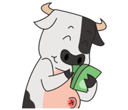 Eddy the cow sticker #4365444