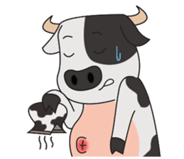 Eddy the cow sticker #4365445