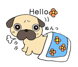 Sweetie Pug Kotaro sticker #4366144