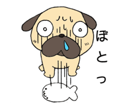 Sweetie Pug Kotaro sticker #4366154