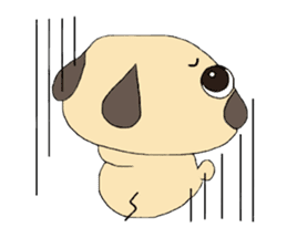 Sweetie Pug Kotaro sticker #4366155