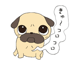 Sweetie Pug Kotaro sticker #4366164