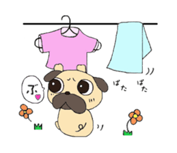 Sweetie Pug Kotaro sticker #4366168