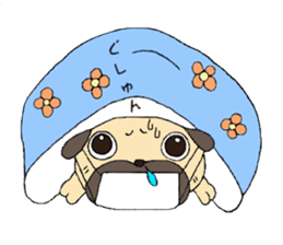 Sweetie Pug Kotaro sticker #4366181