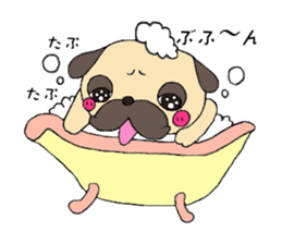 Sweetie Pug Kotaro sticker #4366183