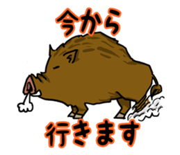 wild boar's every day sticker #4366828