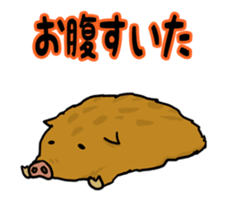 wild boar's every day sticker #4366852