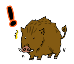 wild boar's every day sticker #4366855