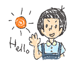 assorted daily English sticker #4367104