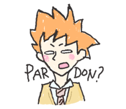 assorted daily English sticker #4367109