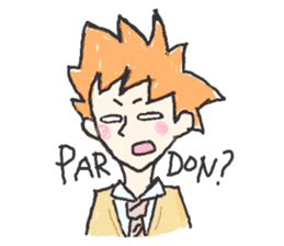 assorted daily English sticker #4367109