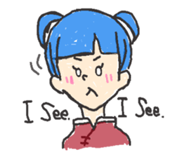 assorted daily English sticker #4367122