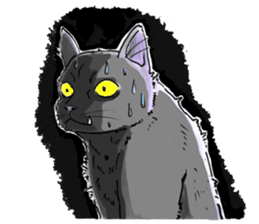 Moong The Korat Cat sticker #4367345