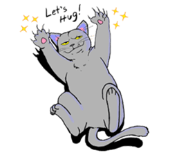 Moong The Korat Cat sticker #4367347