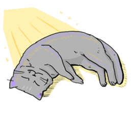 Moong The Korat Cat sticker #4367354
