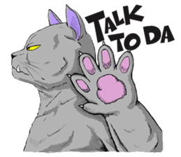 Moong The Korat Cat sticker #4367359