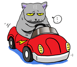 Moong The Korat Cat sticker #4367368