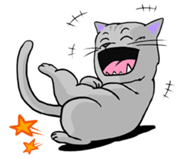 Moong The Korat Cat sticker #4367379