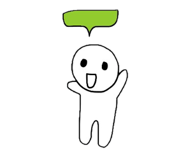 and smiling a scary guy sticker #4367421