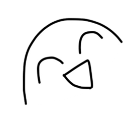 and smiling a scary guy sticker #4367423