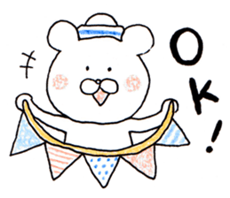 The white bear which is Marine sticker #4367424