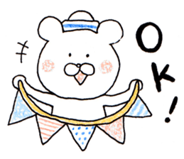 The white bear which is Marine sticker #4367424