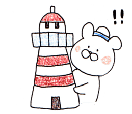 The white bear which is Marine sticker #4367447