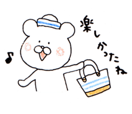 The white bear which is Marine sticker #4367457