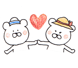 The white bear which is Marine sticker #4367459