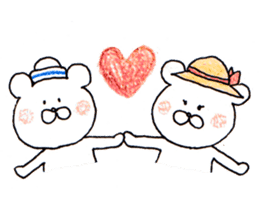 The white bear which is Marine sticker #4367459