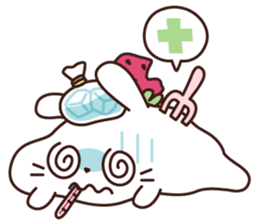 Fluffy Rabbit's fluffy days sticker #4367762