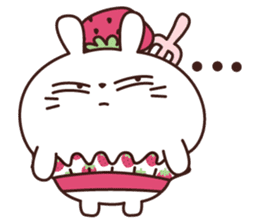 Fluffy Rabbit's fluffy days sticker #4367769