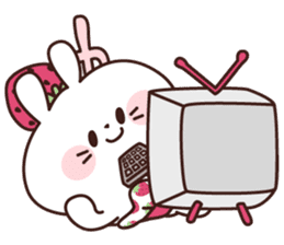 Fluffy Rabbit's fluffy days sticker #4367783