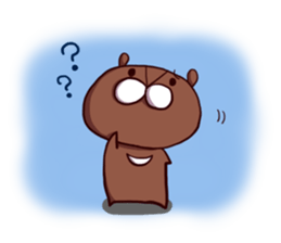 Heartwarming bear sticker #4367796