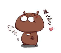 Heartwarming bear sticker #4367800